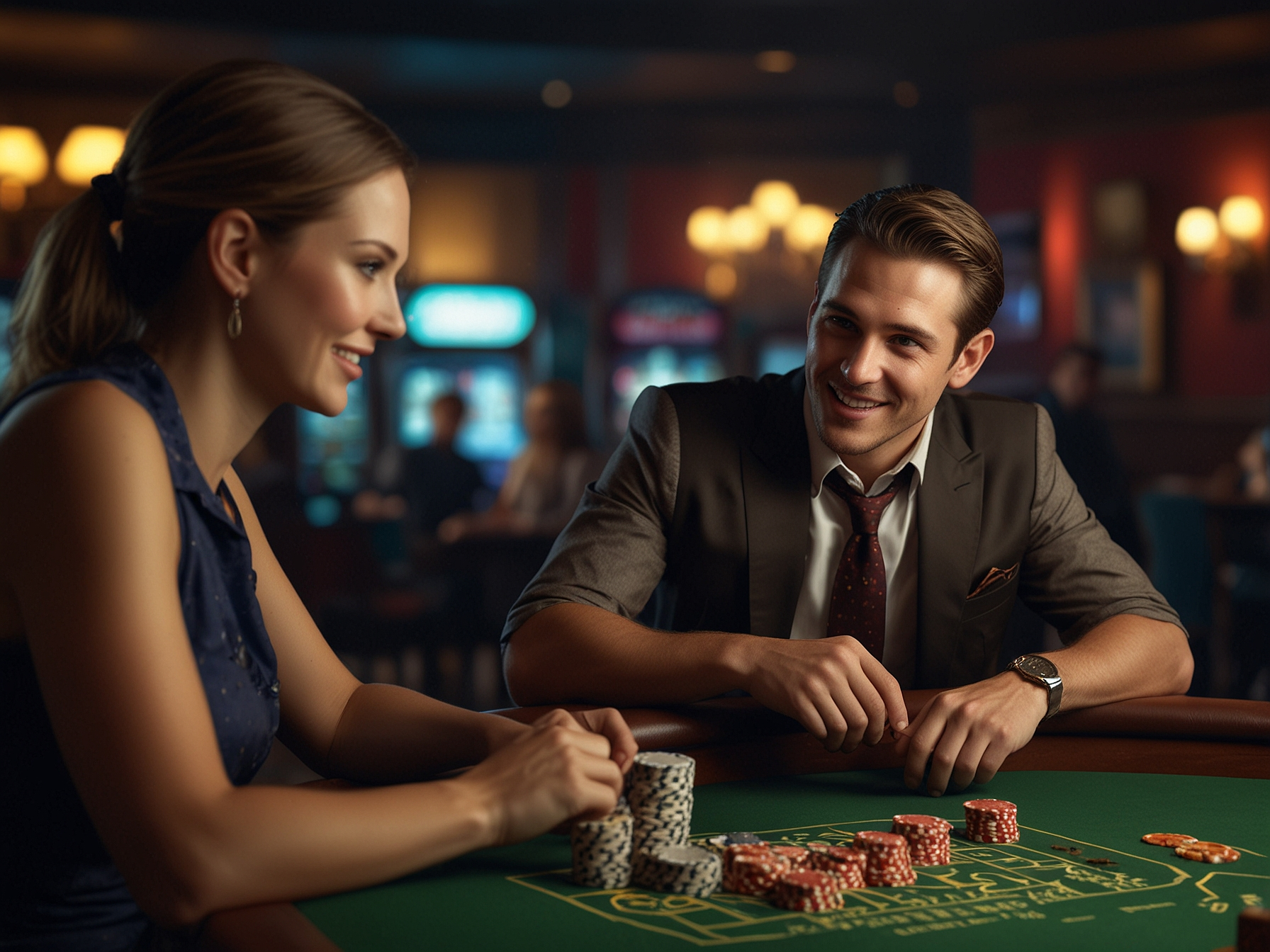 Elon Casino enthusiastic dealer and players